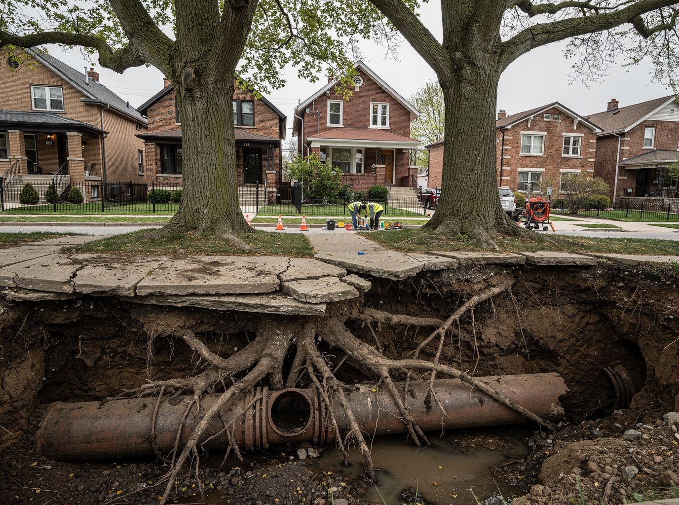 How Tree Roots Affect Sewer Lines on Chicago's West Side