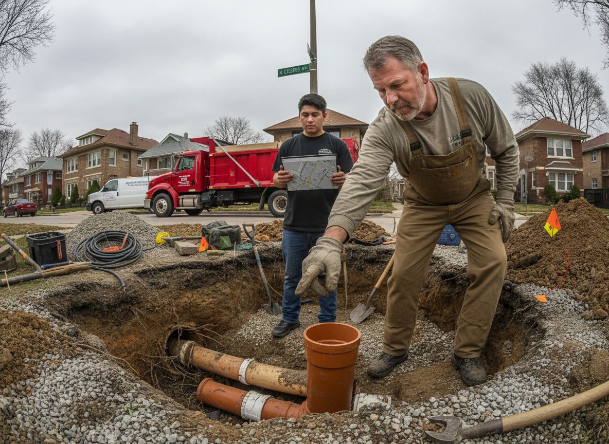 What Influences Sewer Line Repair Costs in 60634